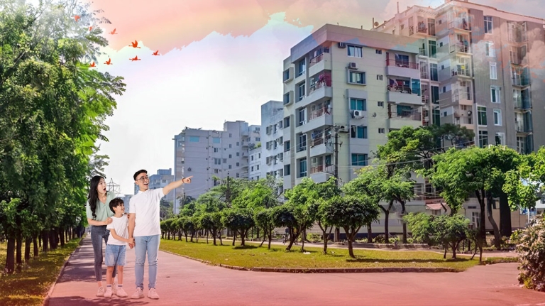বসুন্ধরা -পারিবারিক জীবনের জন্য এক আদর্শ শহর